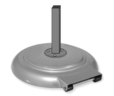 Base movible para sombrilla monoflex